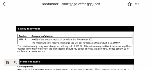 Avoiding mortgage Early Repayment Charge