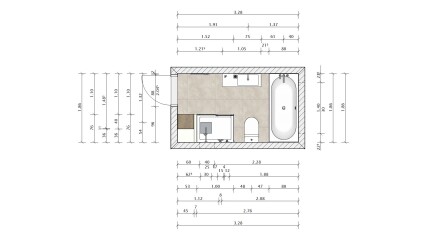Help me with bathroom layout 