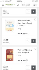 The cost of cheese! 