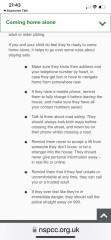 Letting children out of sight at a park