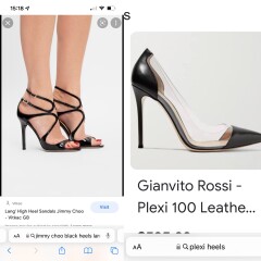 Comfy designer black heel 