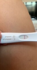 Two positive tests one negative 