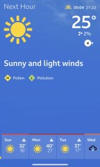 Significant difference between BBC and Met Office