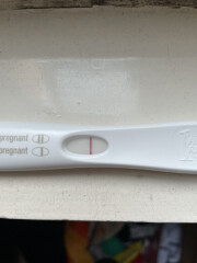 send help! faint pos after period