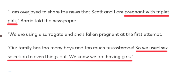 Pink News does know the difference between male and female after all...