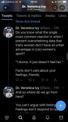 Veronica Ivy/Rachel McKinnon on Daily Show tonight 