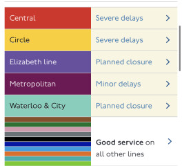 London Tube Help!