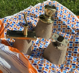 Anybody spray painted brass handles? 