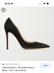 Comfy designer black heel 