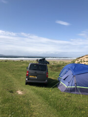 Beach camping UK