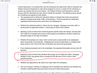 That this transgender person..