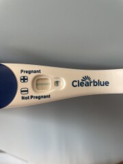 clear blue evap lines or pregnant?