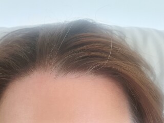 Managing greys in dark hair 