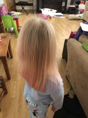 6 year old dd wants to dye her hair!