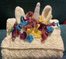 It's Crochet,  Knit & Natter 9: So Many Projects, So Little Time. (Oh well - I almost made it rhyme!)