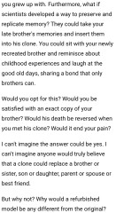 To want to believe in life after death 