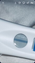 evaporation line or positive 