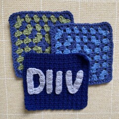 Woolly Hugs. A Blanket for lovely JungleZgok whose wonderful teenage son has died. 