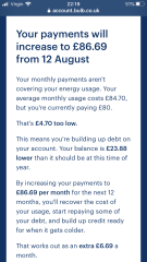 Bulb raising my direct debit again