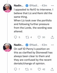 Leaked documents call Penny Mordaunt’s gender self-ID claims into question