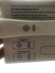 Sainsbury's Pregnant result?