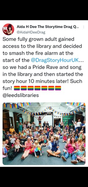 Drag Queen Story Time  - and a business opportunity for the GC