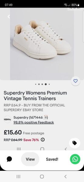 White leather trainers with a low tongue?