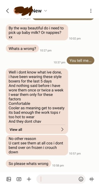 Why would he be wearing his 'sexy' underwear to work?