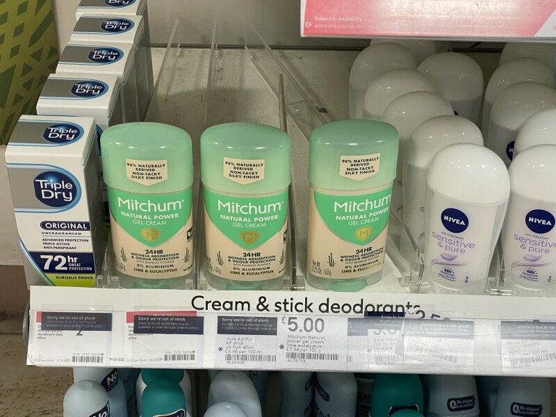 …to wonder where all the stick deodorant has gone?