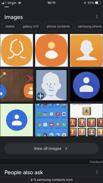 App logo with a person