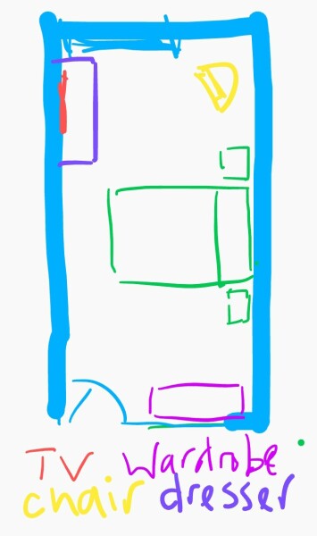 Struggling with room layout in this bedroom 