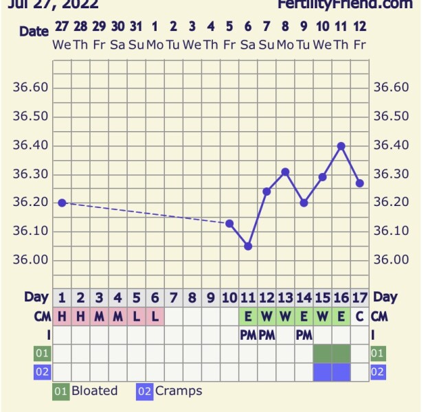 BBT not rising like usual 