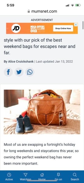 Can anyone help me find a holdall like this?