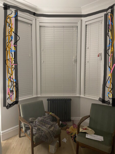 Curtains help