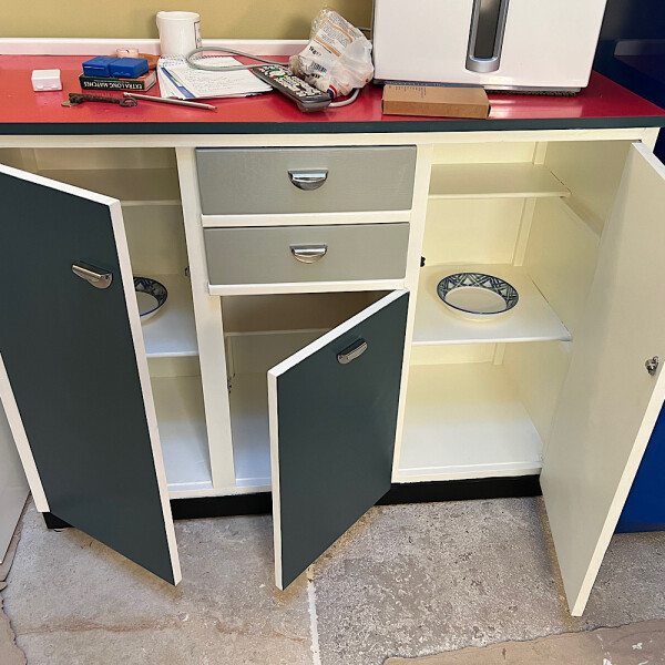 “Vintage” Kitchen Cabinet 