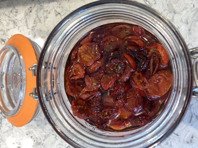 What would you do with a glut of cherry tomatoes?