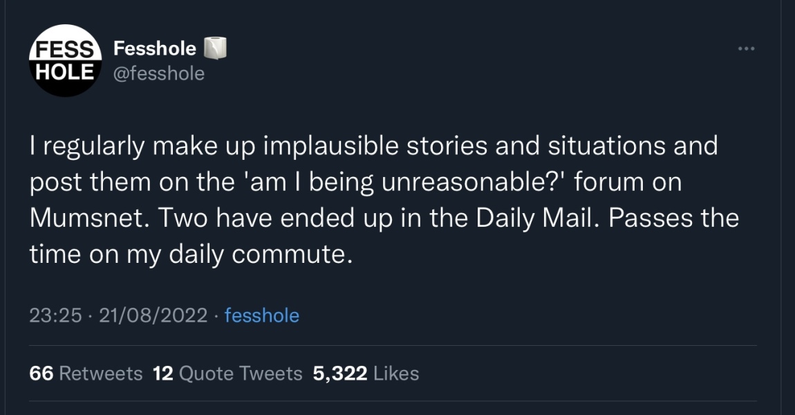 Now will people stop believing everything they read on here?