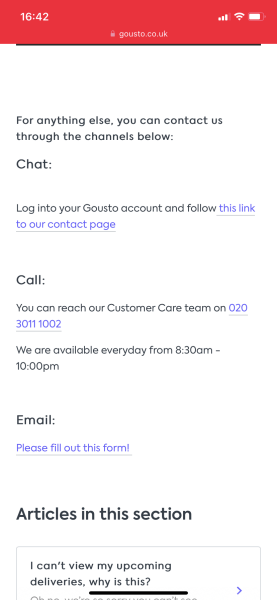 Has anyone received their free Gousto box yet?