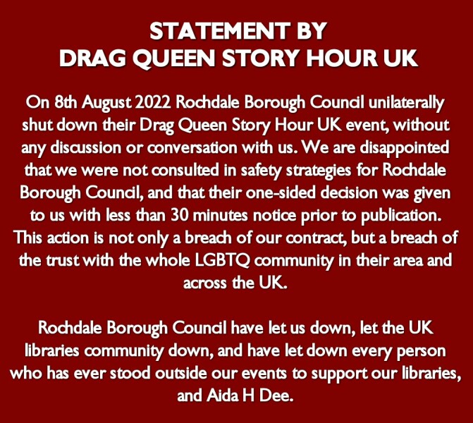 Drag Queen Story Time