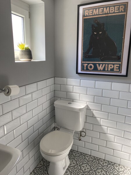To ask what my cloakroom needs? Pic included! 