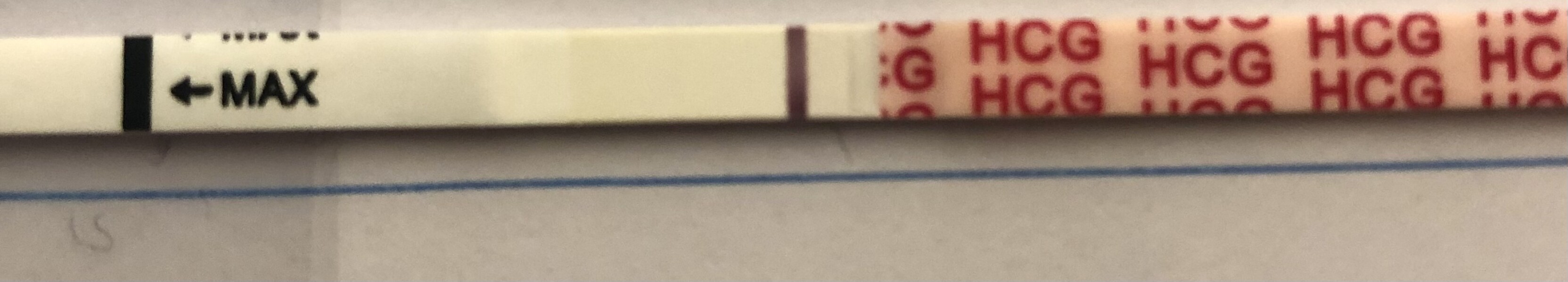Faint line? 