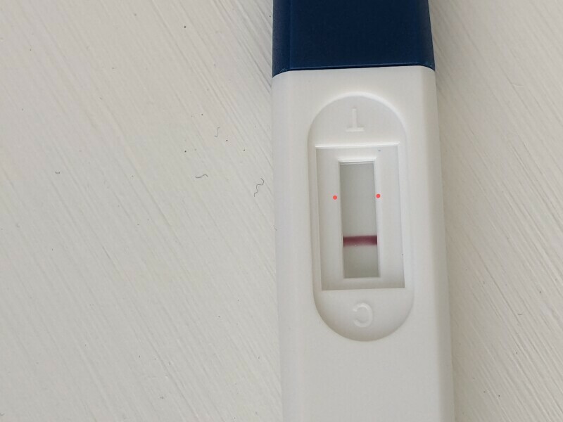 Can you see a line? Husband says no