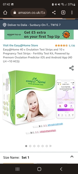 Easy at home ovulation strips
