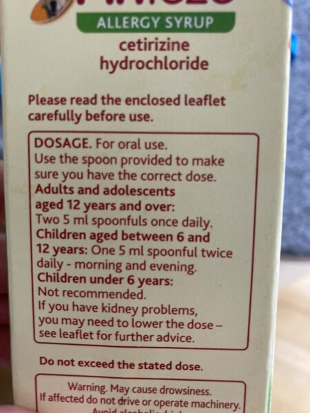 Stupid dosing label!!