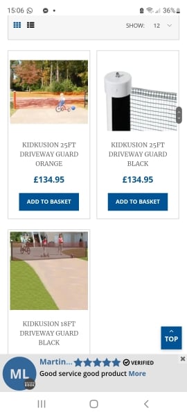Driveway guards for tots