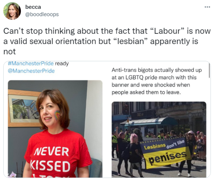 Lesbians not welcome at Gay Pride