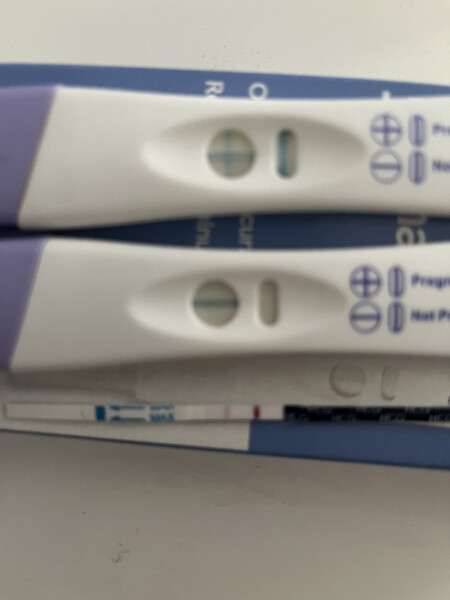 Positive tests followed by a negative
