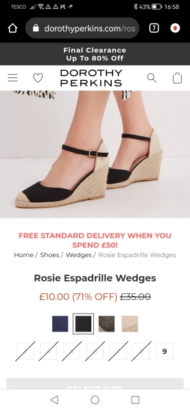To think DP should refund postage as they sent the wrong sized shoe! 