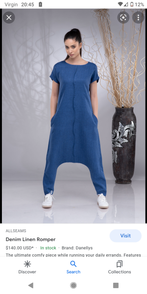 Dress with trouser legs