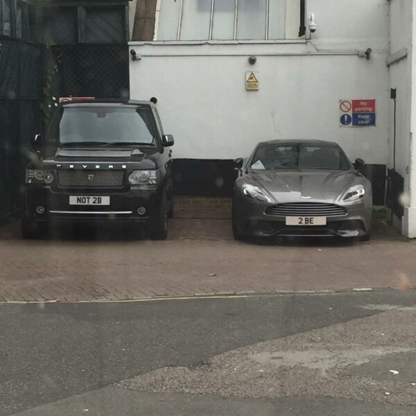 ... to be entertained by personal registration plates?